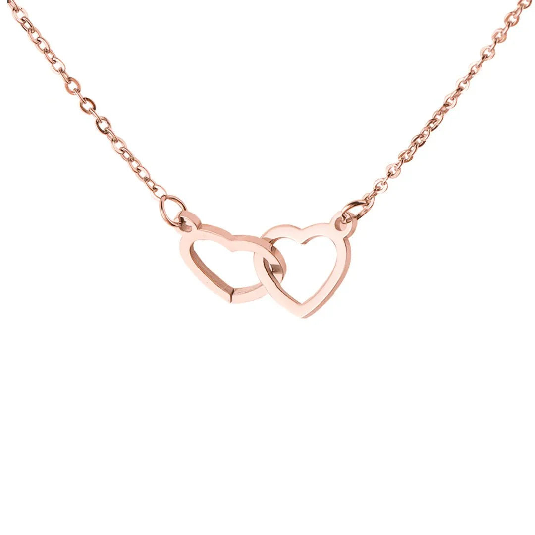 Cofanetto Rosa Eterna con Collana Incisa